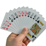 Пластиковые водонепроницаемые прочные игральные карты из ПВХ, можно стирать, оптовые продажи