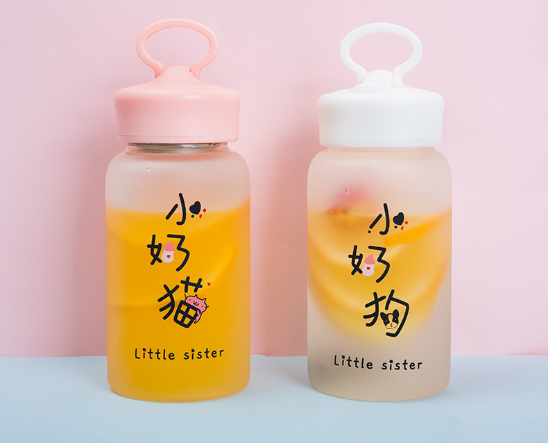 Dấu vết của phim hoạt hình xung quanh bản gốc sáng tạo hai lần con chó sữa nhỏ mờ sữa con mèo nhỏ có nắp đậy điện thoại di động - Carton / Hoạt hình liên quan búp bê hình dán