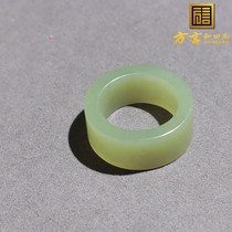 Dialect Hetian Jade Collection Grade Xinjiang Yulong River Fine Elaeagnus Seed Material Inner Diameter 17mm Length O