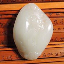 I was shocked by the exquisite Hetian jade wearable grade Xinjiang warm Mida material white jade and the beautifully carved Zhongkui handle S2