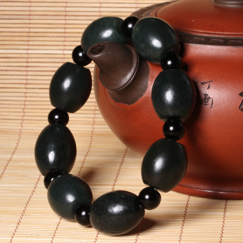 Dialogue and Tian Yu special discount only 68 yuan boutique characteristics of Qinghai cylinder barrel bead hand string hand