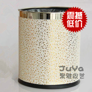 Hotel Double bin bin finishing appliance Housekeeping Home Home Cortex Containing the Lucky Cloud Series Stainless Steel Leather