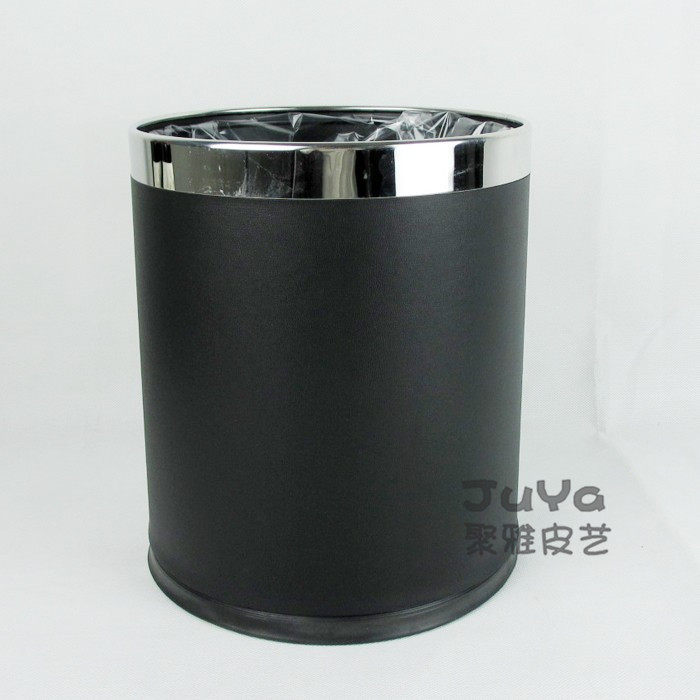 Superior Guest Leather Leather Leather Bins Stainless Steel Bins Hotel Supplies Customizable