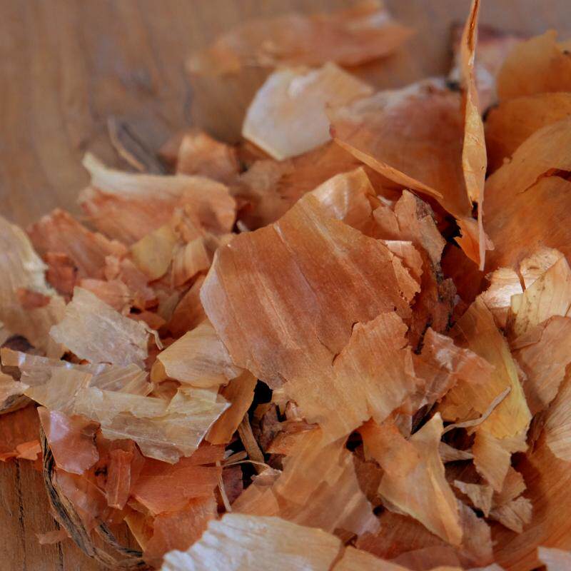 Onion peel DIY hand-tie-dye plant dyeing material Yellow natural dyeing material Students handmade diy dyeing material