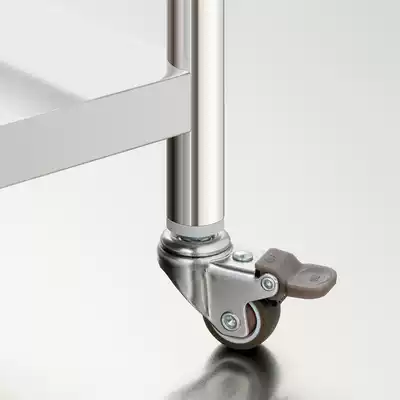 Eleven-dimensional kitchen rack special universal wheel