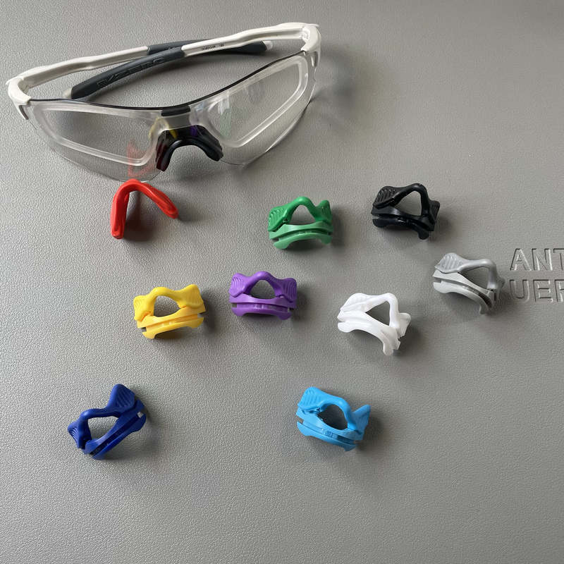 Suitable for Oakley Evzero Jelly-Colored Nose Pads and Nose Clips Oo9313O9410Oo9308Oo9454