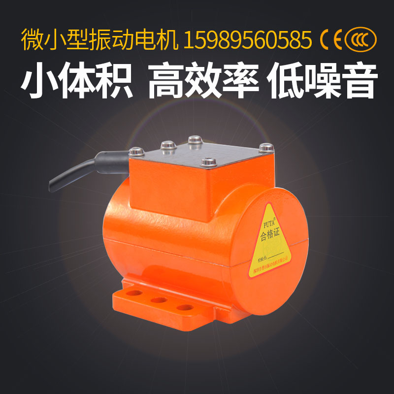Putian aluminum alloy waterproof vibration motor 220V15 20W miniature mini high speed vibration motor plating