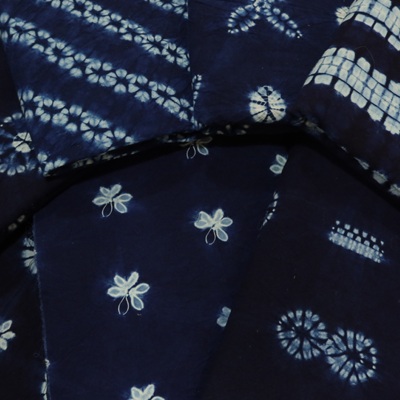 Yunnan Dali indigo plant dyeing and dyeing cloth clothing cloth hotel Home Residence Decoration Wall Sticker Window fabric material