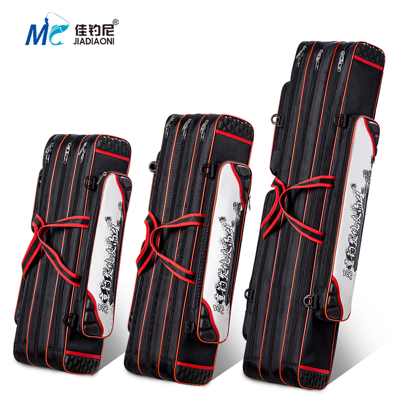 Good fishing Ni rod bag hand rod multi-functional three-layer waterproof fishing gear bag lightweight sea rod large capacity