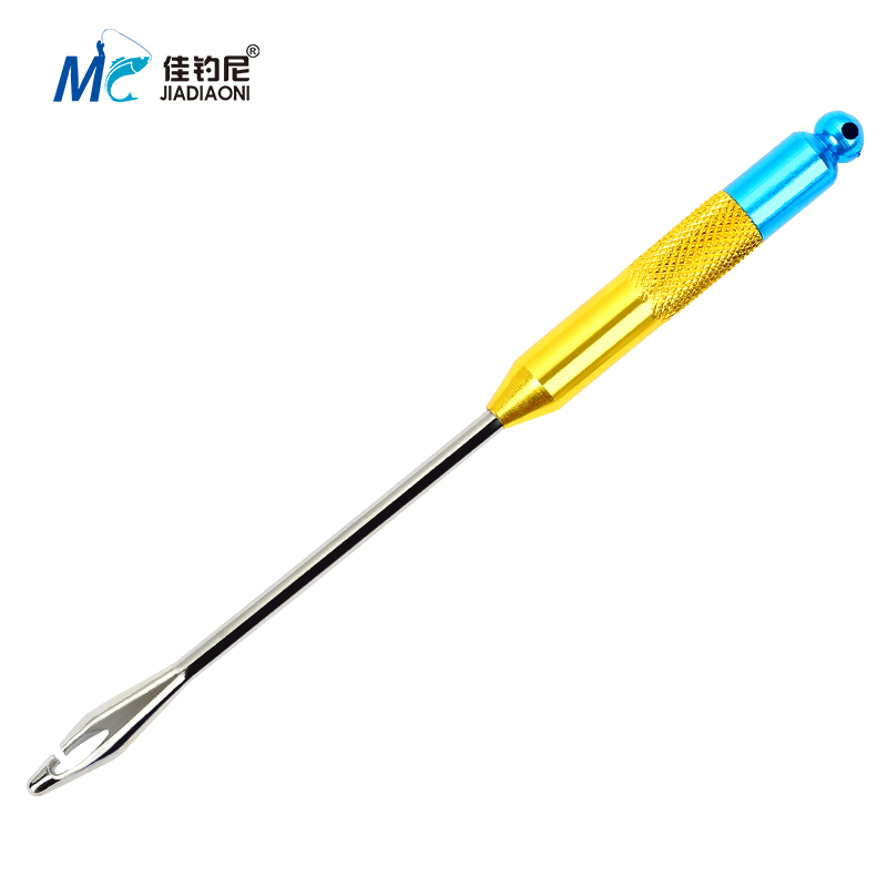 Jiayuani 2-in-1 knotting device sub-line Aluminum alloy hook picker Hook picker Fish picker Decoupling device Tie line picker