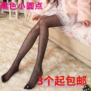 Summer jacquard thin stockings anti-hook silk sexy tights transparent pattern body black and white meat stockings