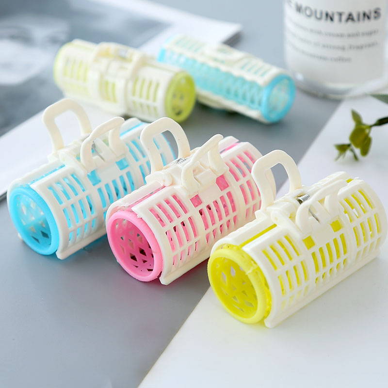 New non-injury hair air Bangs curl tube Lazy roll bangs artifact Korean short hair inner buckle curler plastic