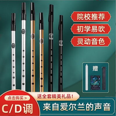 Ирландский свист -начинающий ученый флейта флейта c Настройка Djin Flute Professional Performance of Treble Straight Flute Instruments для студентов