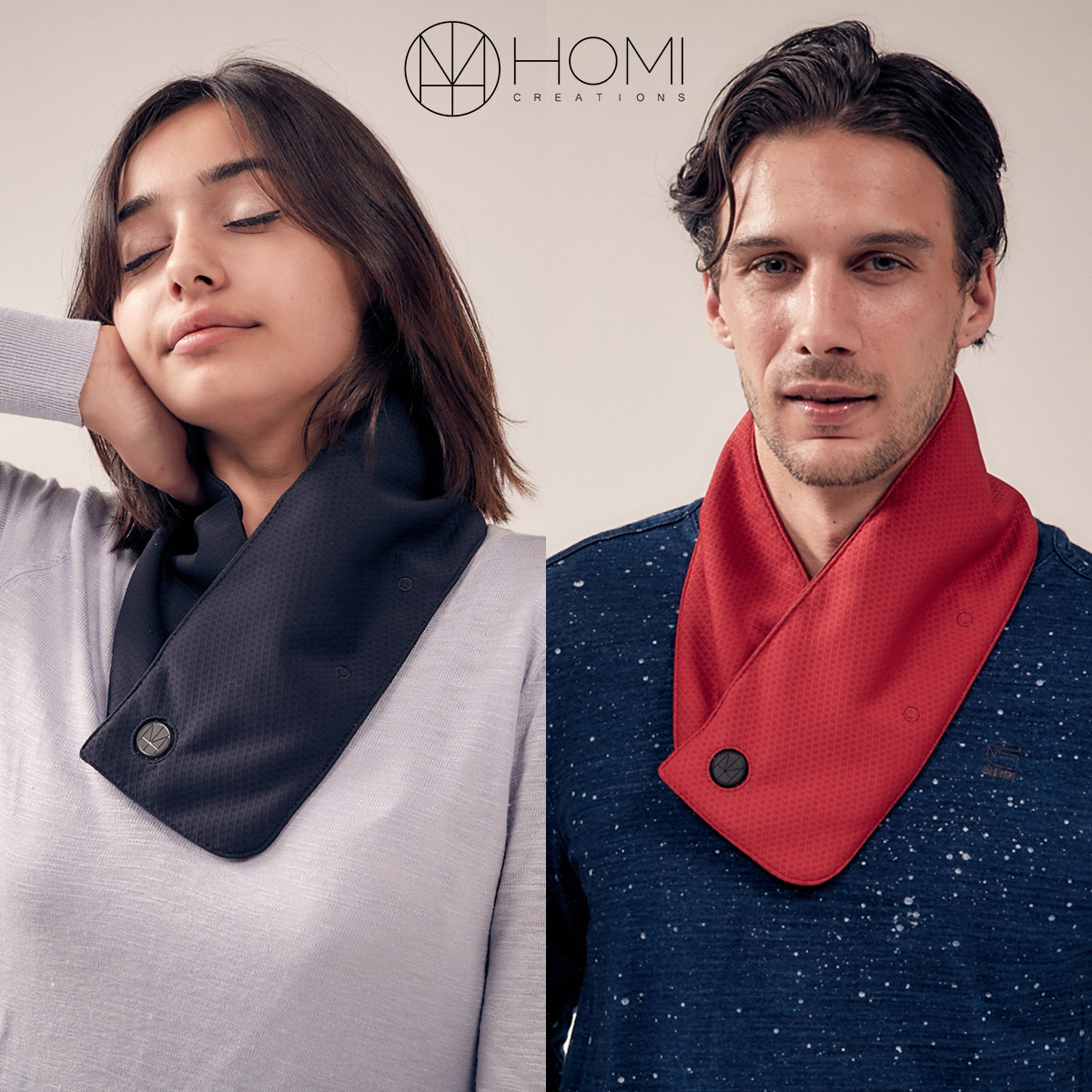 Spot HOMI Hop to wool multifunction far infrared scarves warm up Palace warm belly and neck to girlfriend parent thermostatic