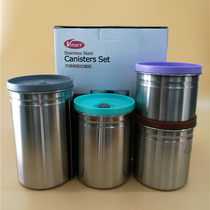 Wimaxswell food grade 304 stainless steel sealed storage tank set of 4