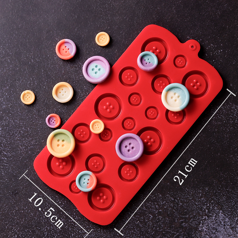 DIY Baking SEEDS BUTTON Silicone Mold SILICONE MOLD CHOCOLATE Decorative Jelly Mold Pudding Mold Baking Mold