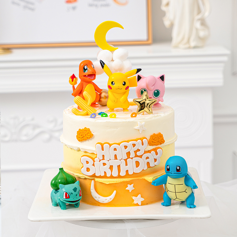 Net Red Wonder Baby Baking Cake Decoration Hem Children Birthday Party Lightning Elf Toys Dress Up