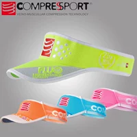 Nhập khẩu Compressport chạy thể thao hàng đầu mũ siêu nhẹ mồ hôi visor nam và nữ marathon mũ mũ lưỡi trai nữ