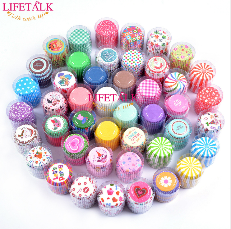 High temperature resistant snow Mei Niang oil-proof paper tray printing color green group egg yolk crisp baking packaging oil-proof paper tray