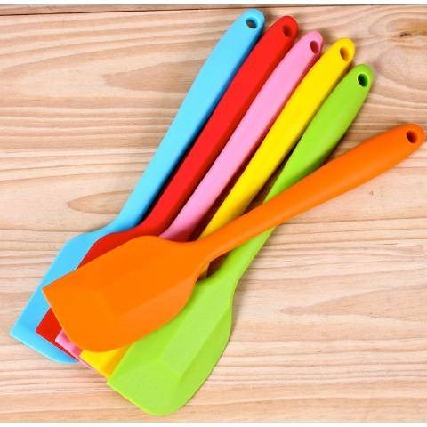 High temperature resistant one-piece silicone scraper baking cream scraper Bull Rolling Sugar Snowflake icing tool suit Home
