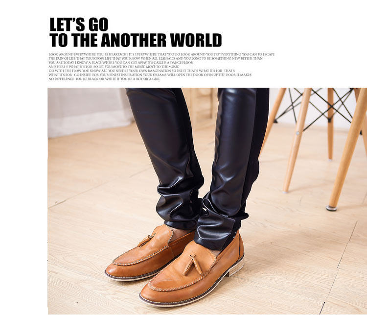Pantalon cuir homme serré pour adolescent - Ref 1488962 Image 16