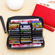 2024 New Wallet Unisex Long Anti-Degaussing Large Capacity Holder Multi-Card Slot Zipper Handbag Wallet