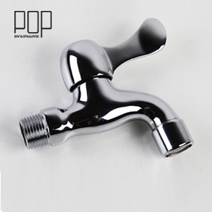 POP bathroom quick opening small tap fine copper mop pool tap water nozzle washing machine single cold tap fine copper body