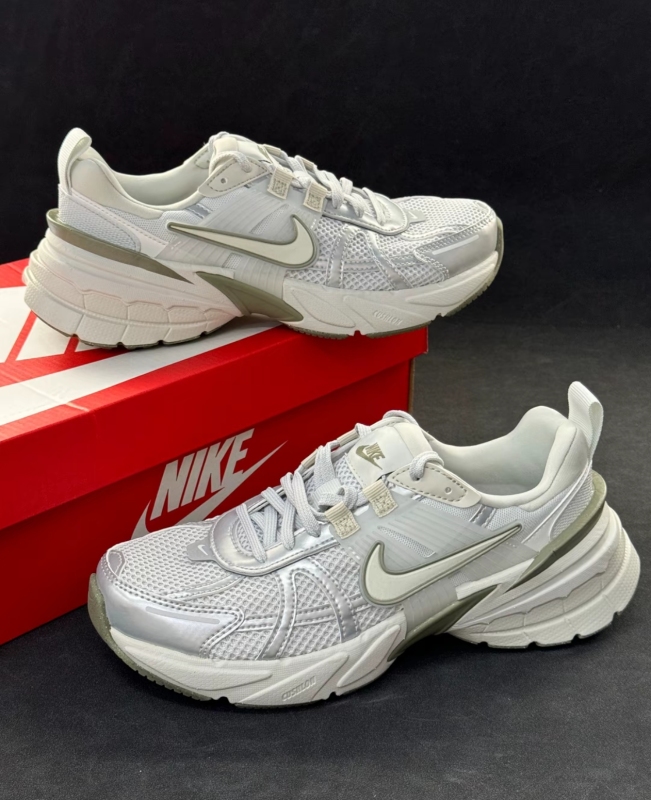 Nike V2K丨Running Shoes for Women 2026 Spring New Lightweight Breathable Sports Casual Shoes Fd0736-006