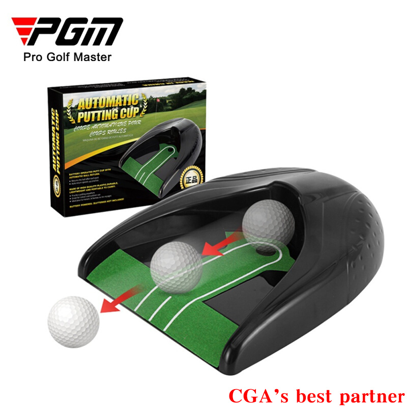 Home golf Gow Ridge mock ball hole serve box PGM Golf dongle cup electric automatic ball back trainer practice blanket-Taobao