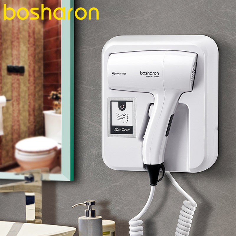 Hotel hotel bathroom dedicated wall-mounted hair dryer hanging wall hair dryer hair dryer household dressing room hair dryer