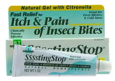 (Quick itch elimination bag) American StingStop homeopathic lemongrass ease itchy bag gel 1oz