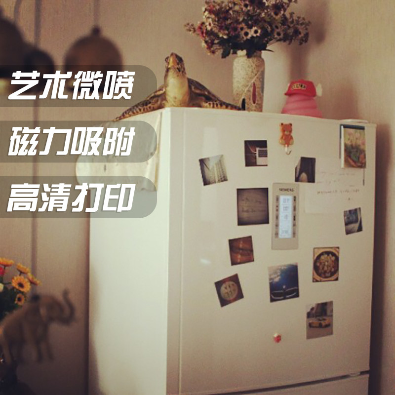 Extra fridge sticker art micro spray Instagram photo development print magnet art space vscocam