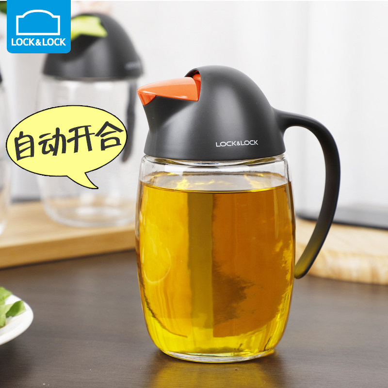 Le buckle Le buckle glass oil pot kitchen household oil bottle creative penguin sauce bottle vinegar bottle oil bottle Pyrex glass