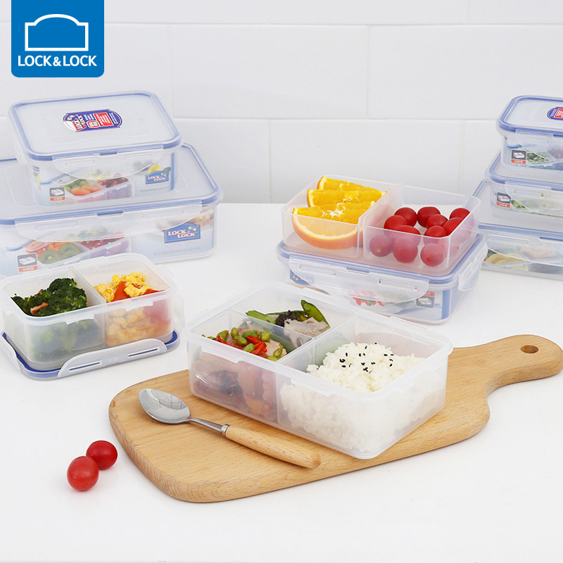 Music Buckle Music Buckle Plastic Refreshing box with sub-g PP material Refrigerator food intake box Lunch Box Microwave Oven