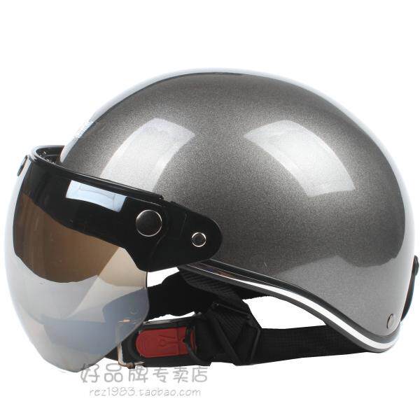 Taiwan EVO New Iron Gray Halley Electric Motorcycle Helmet Safety Handle for Men and Women Sun UV Summer