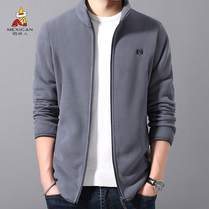 Scarecrow lambskin fleece jacket men's velvet thickened warm stormtrooper jacket liner men's autumn and winter cotton coat jacket