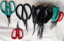 Small curved scissors stainless steel trimming scissors shoe shoe material upper hardware tools cutting tools