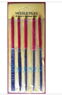 (Shanghai workers) Fuyuan steel filing 4MM red handle black handle flat file semi-circle filing round filing triangular side filing knife shummy file-Taobao