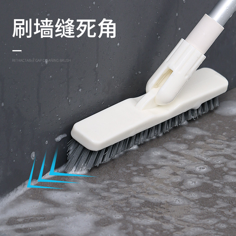 Bathroom floor brush floor Long handle bristle Bathroom cleaning gap wall toilet die corner do not bend over to scrape brush
