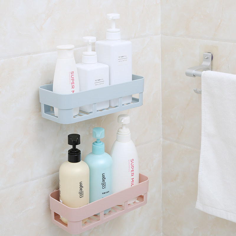 Body wash with bath lotion Shampoo Shelf bathroom Bathroom Toilet containing Wall-mounted Suction Cup free of punch