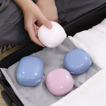 Travel soap box portable with lid sealed waterproof mini lock home carry creative drain soap box rack