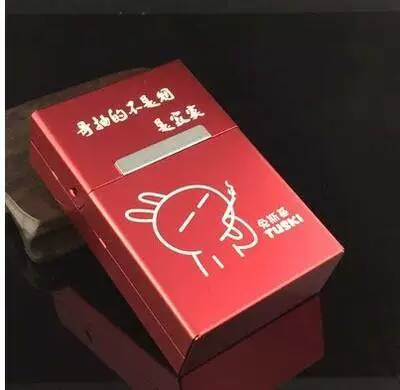 Металлический креативный портативный магнитный портсигар, алюминиевый сплав