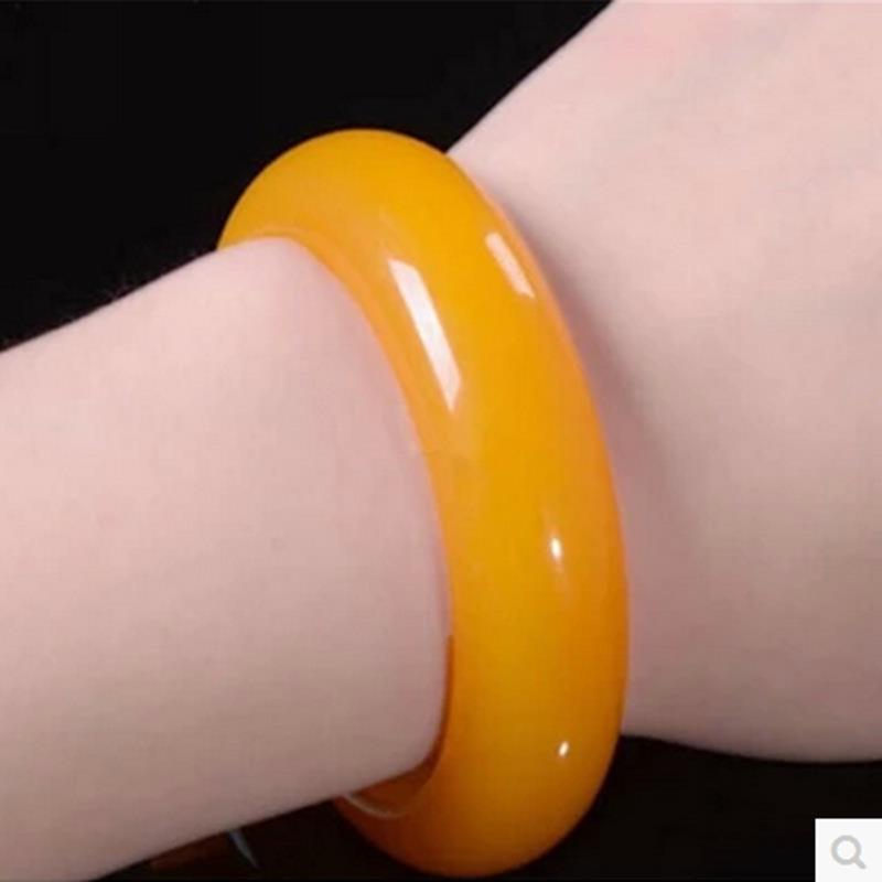 Xinjiang Golden Silk Jade Bracelet, Yellow Jade, Chicken Oil Yellow, Yellow Dragon Jade Bracelet, Fashionable Women's Yellow Dragon Jade Bracelet, Jade Bracelet for Women