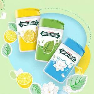 任选6件绿箭薄荷糖无糖约20粒瓶装多口味便携装糖果零食