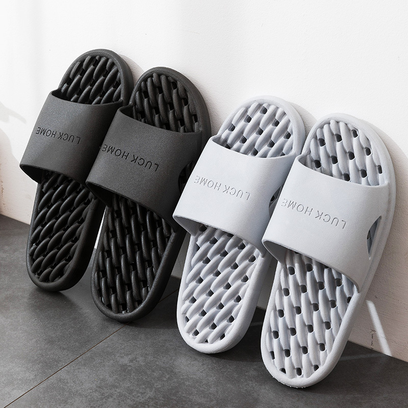 Men's Bathroom Anti-Slip Perforated Massage Slippers for Home, Hotel, Couple's Slippers for Women Men's Bathroom Anti-Slip Perforated Massage Slippers for Home, Hotel, Couple's Slippers for Women