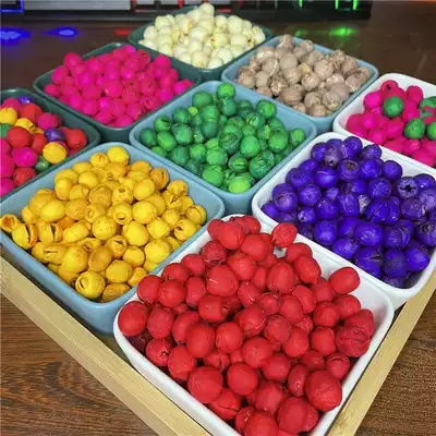 Dyeing red, green, yellow, lotus seeds, wedding, early birth, expensive child template, dried fruit Press, doll, wedding room, wedding room layout