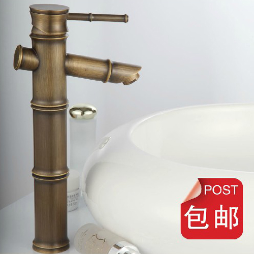 All copper antique washbasin faucet Hot and cold basin faucet Table basin faucet Retro basin faucet
