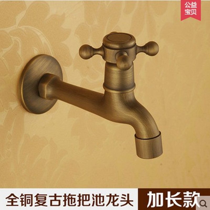 Centennial all-copper faucet lengthened mop pool faucet in-wall single cold faucet warranty