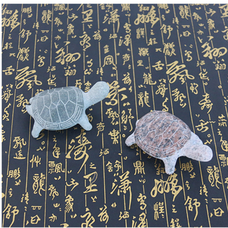 Stone Turtle Green Stone Turtle Small Stone Turtle Feng Shui Stone Turtle Home Swing to Whirlpool Sculpture