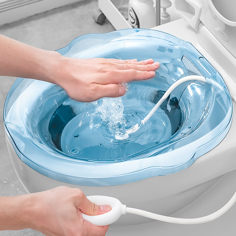 Bidet female male haemorrhoids ladies special girls pregnant women exempt from squatting toilet to wash ass pans of pots and pans.
